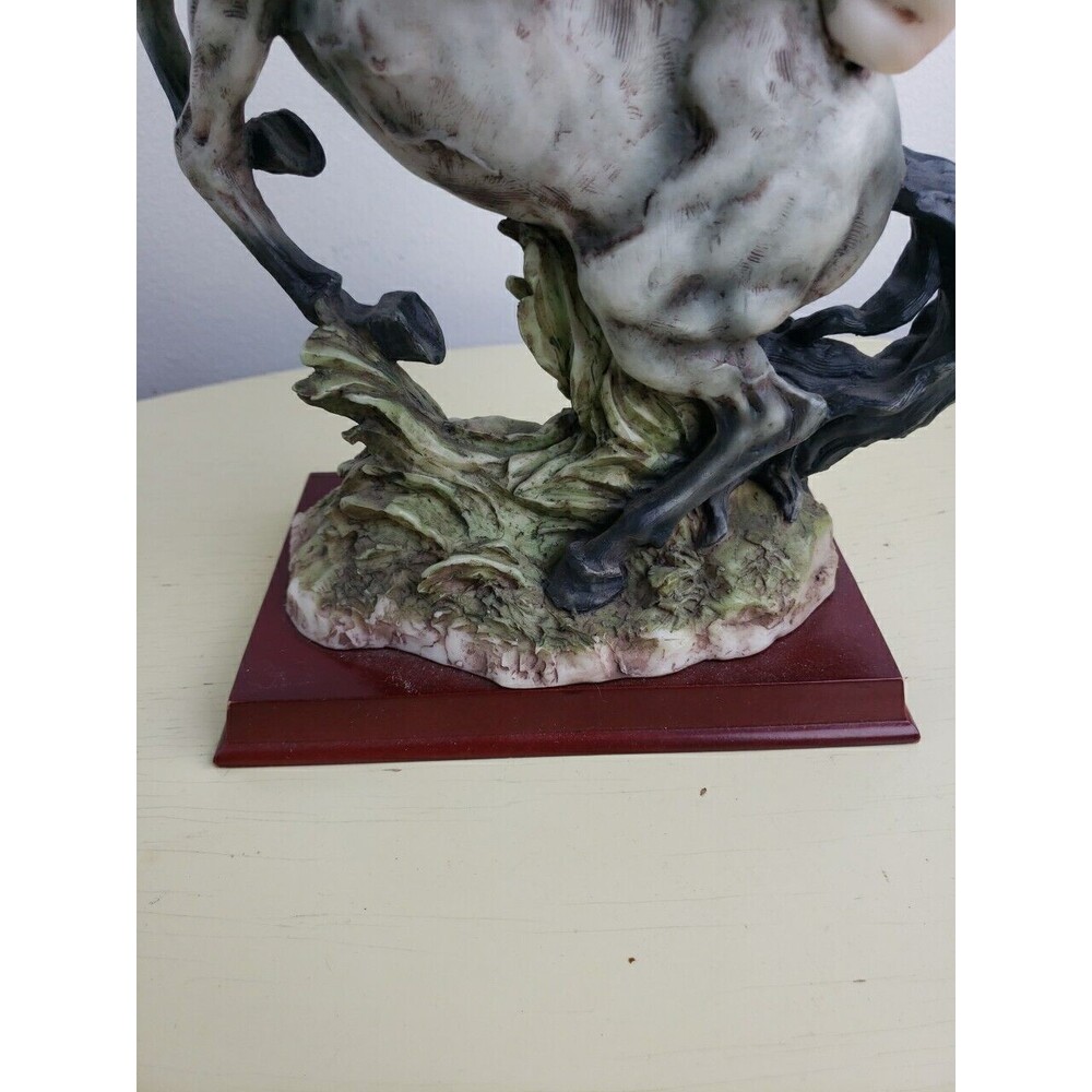 LARGE The PEGGY COLLECTION Lady Woman Riding Horse Statue Figurine 13 1/2" Tall - Picture 9 of 12